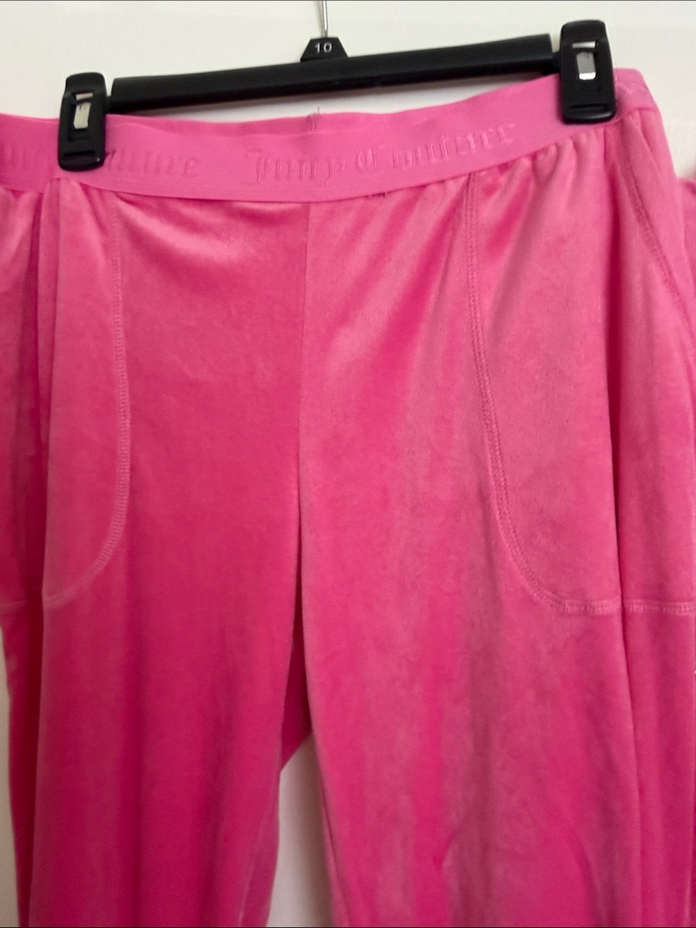 Juicy Couture Hot Pink Velour Hoodie & Joggers Set - Picture 8 of 9